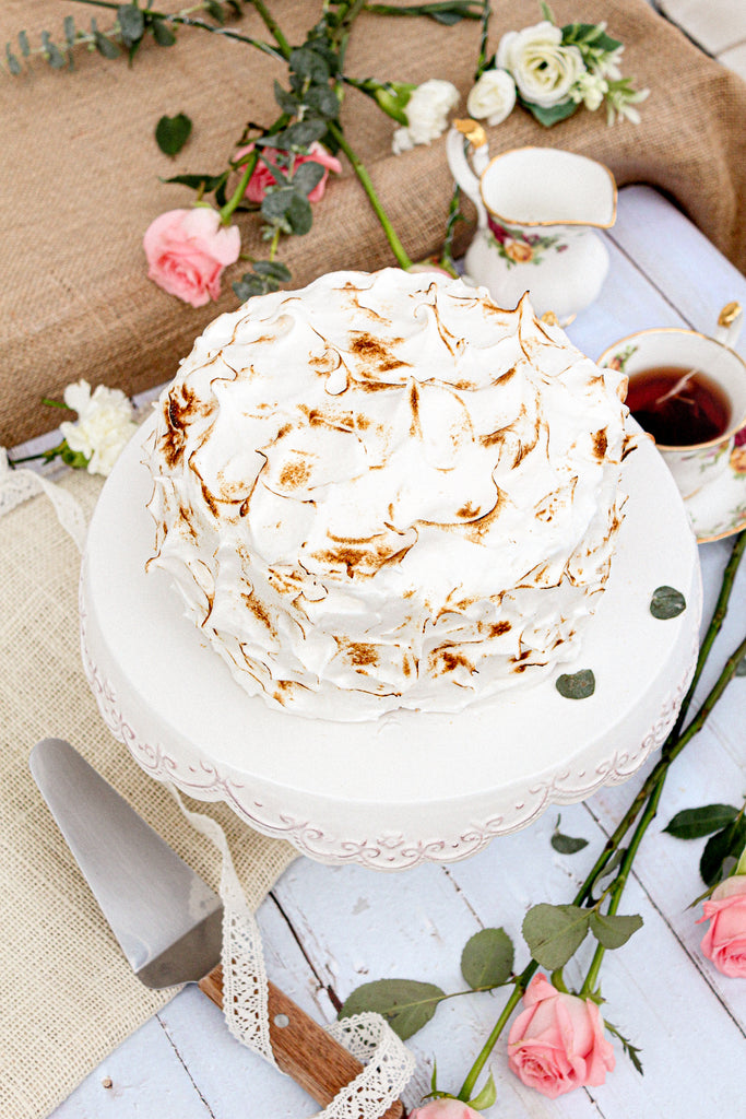 Royal Vanilla Meringue Cake