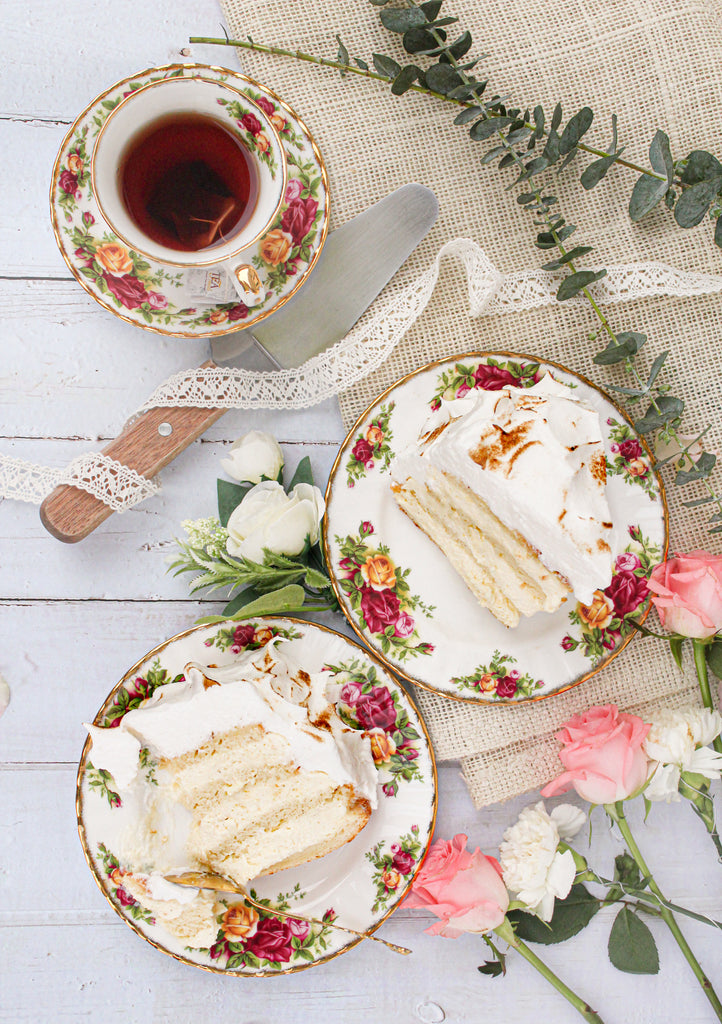 Royal Vanilla Meringue Cake