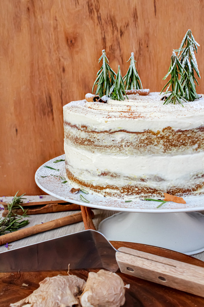 Pumpkin-Spice Cake with Maple Brown-Butter Frosting