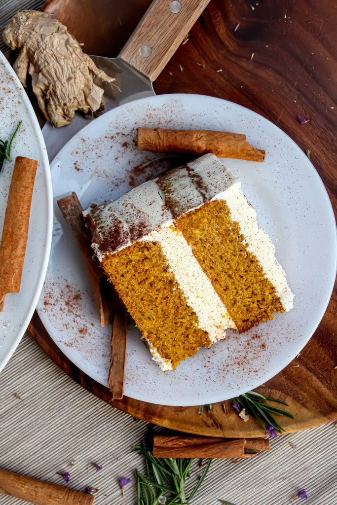 Pumpkin-Spice Cake with Maple Brown-Butter Frosting