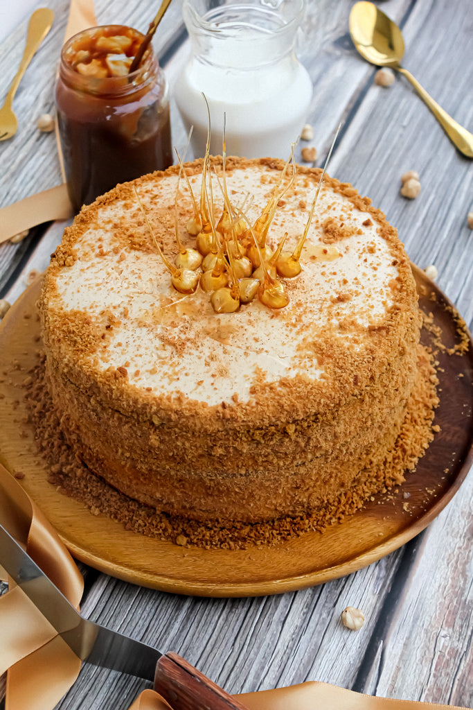 Dulce De Leche Honey Cake