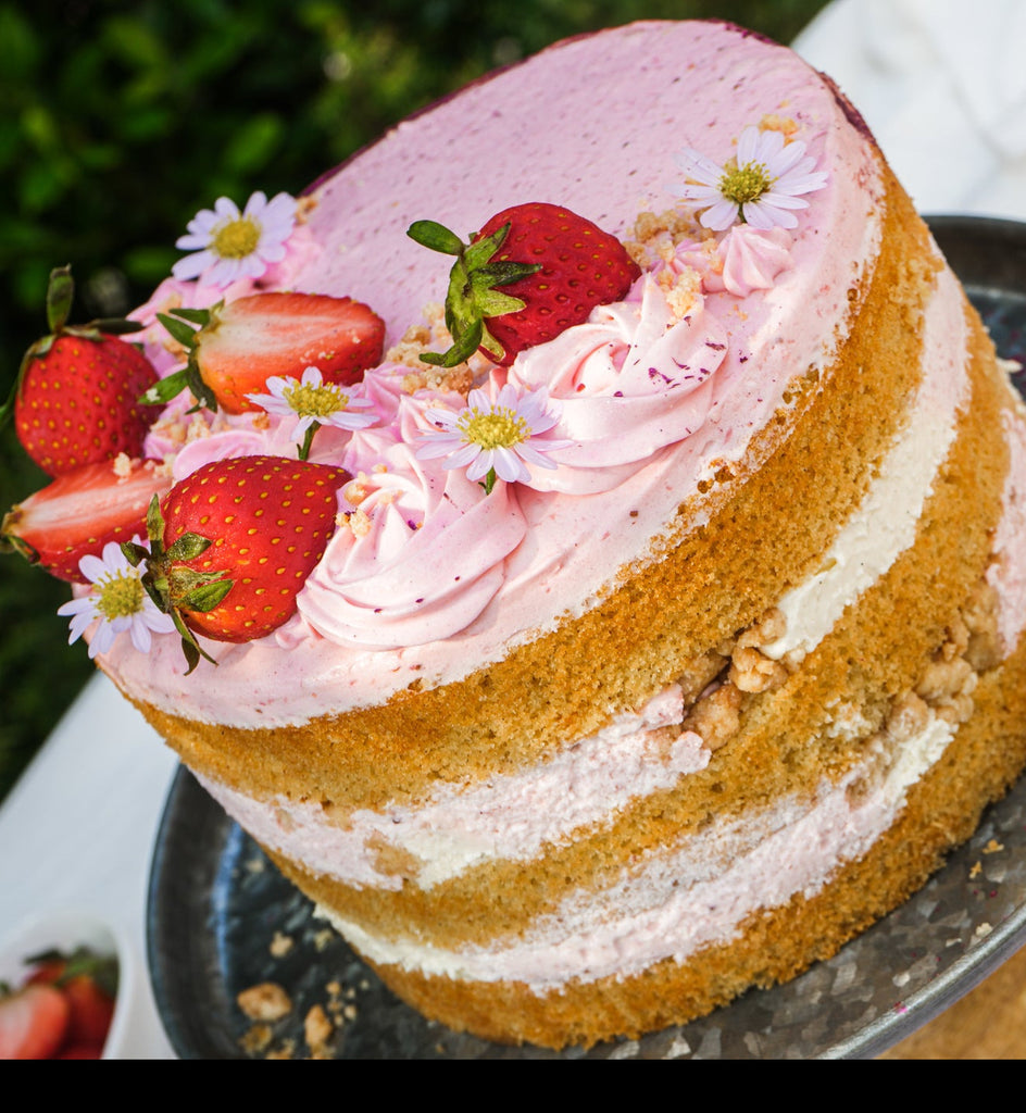 Baking Library: Strawberry Yoghurt Mousse Cake